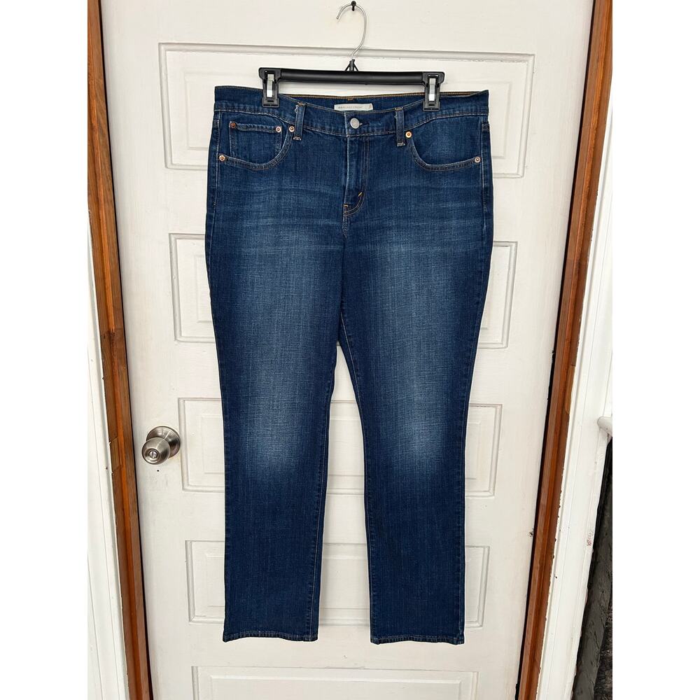 Levi's Straight Leg Dark Blue Women's Jeans